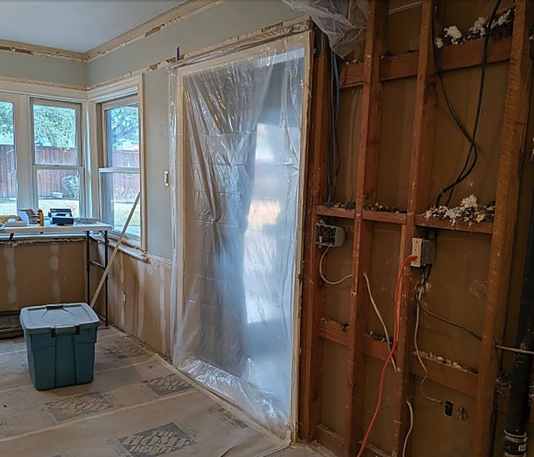 Remodel in progress