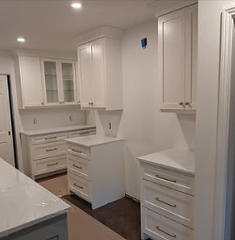 A finished interior painted by James Painting